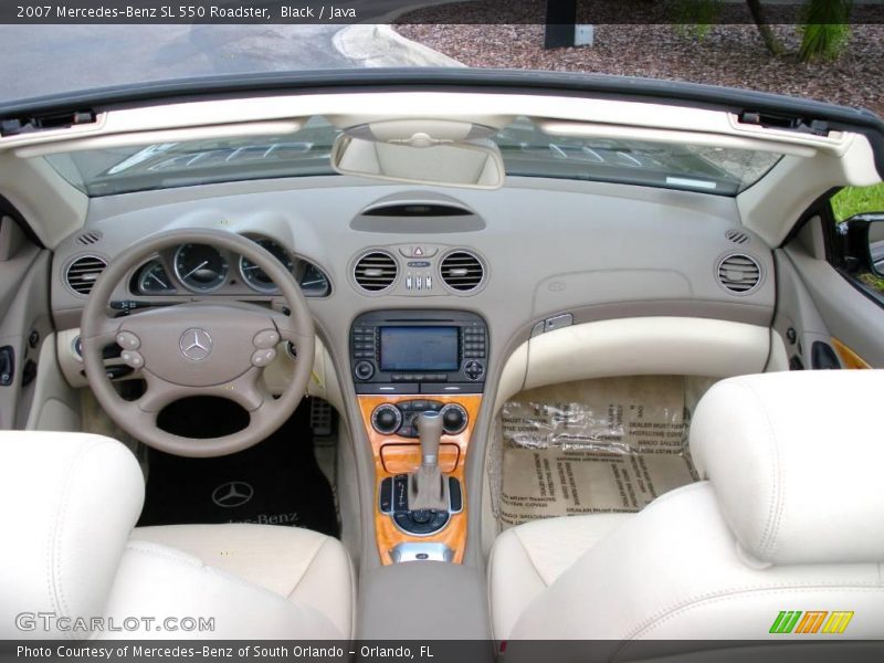 Black / Java 2007 Mercedes-Benz SL 550 Roadster