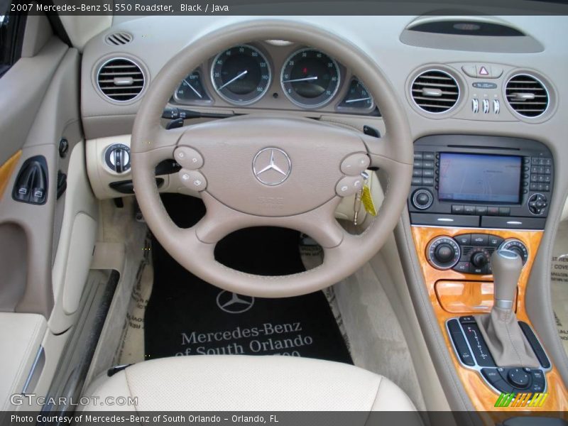 Black / Java 2007 Mercedes-Benz SL 550 Roadster