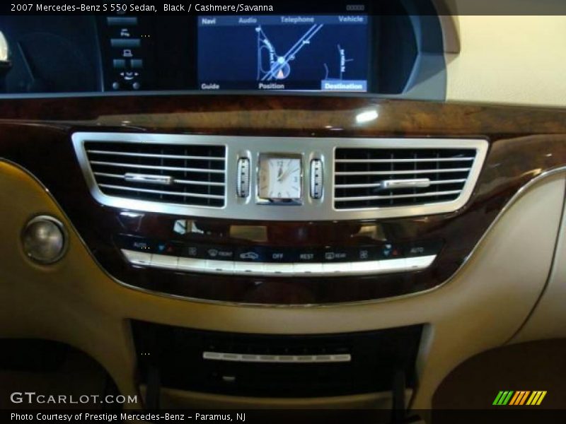 Black / Cashmere/Savanna 2007 Mercedes-Benz S 550 Sedan