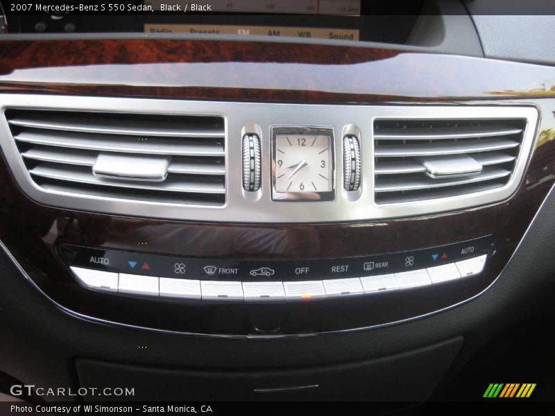 Black / Black 2007 Mercedes-Benz S 550 Sedan