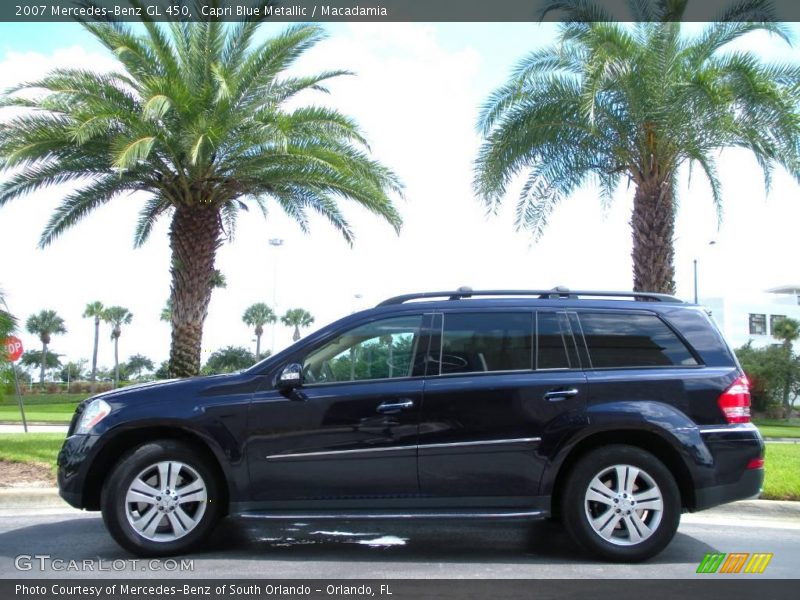 Capri Blue Metallic / Macadamia 2007 Mercedes-Benz GL 450