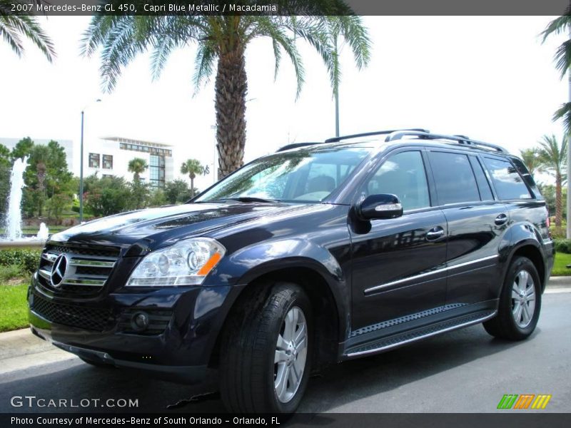Capri Blue Metallic / Macadamia 2007 Mercedes-Benz GL 450