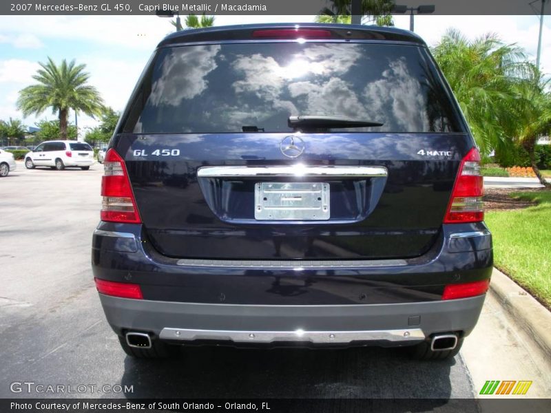 Capri Blue Metallic / Macadamia 2007 Mercedes-Benz GL 450