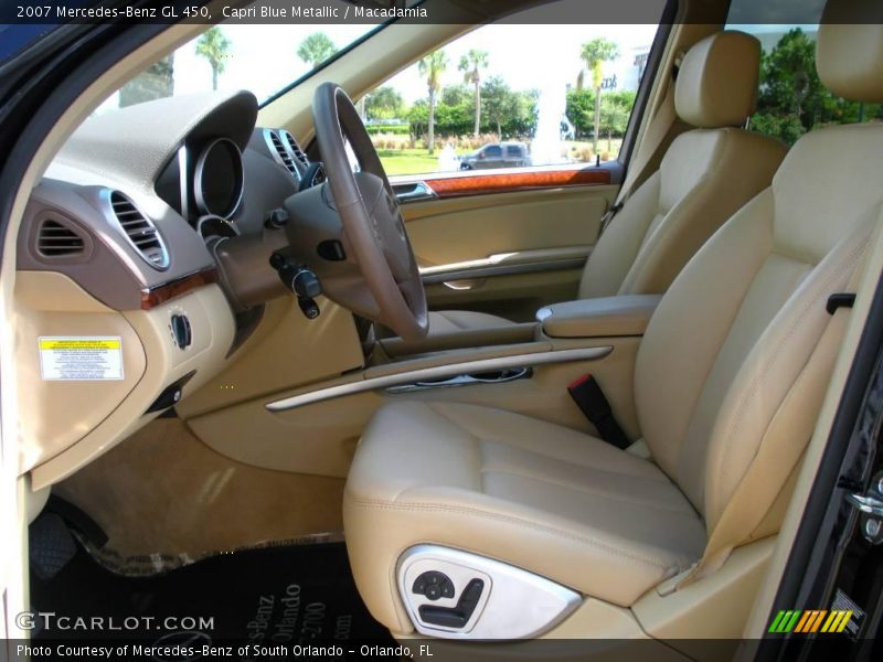 Capri Blue Metallic / Macadamia 2007 Mercedes-Benz GL 450