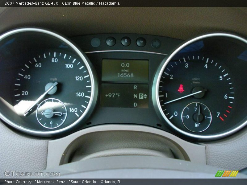 Capri Blue Metallic / Macadamia 2007 Mercedes-Benz GL 450