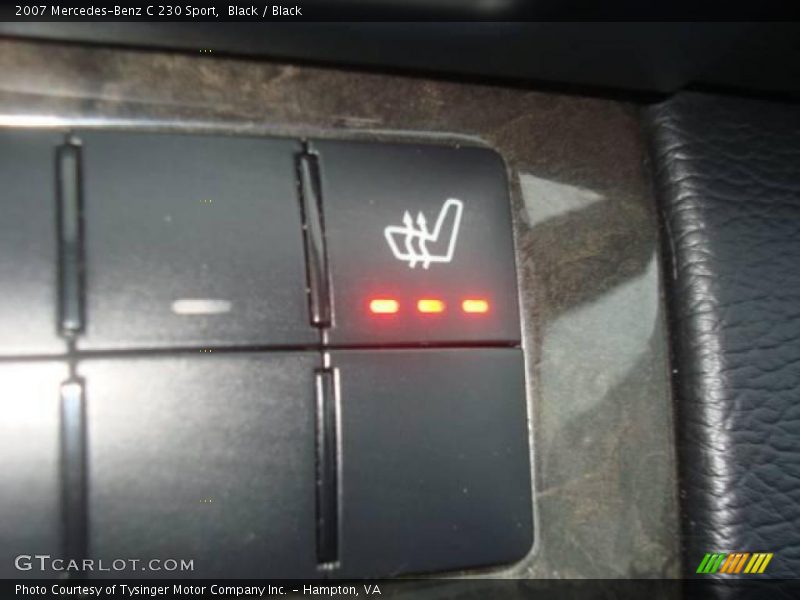 Black / Black 2007 Mercedes-Benz C 230 Sport