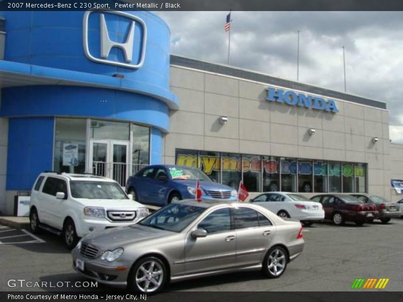 Pewter Metallic / Black 2007 Mercedes-Benz C 230 Sport