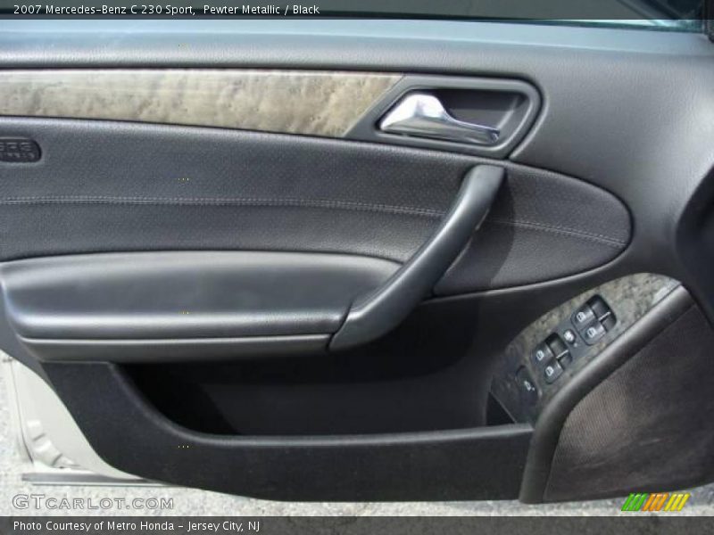 Pewter Metallic / Black 2007 Mercedes-Benz C 230 Sport