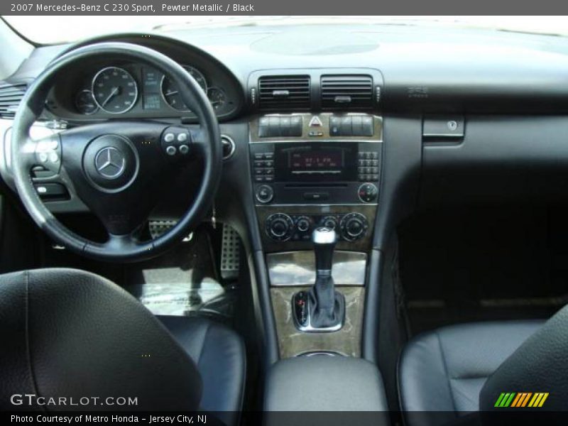 Pewter Metallic / Black 2007 Mercedes-Benz C 230 Sport