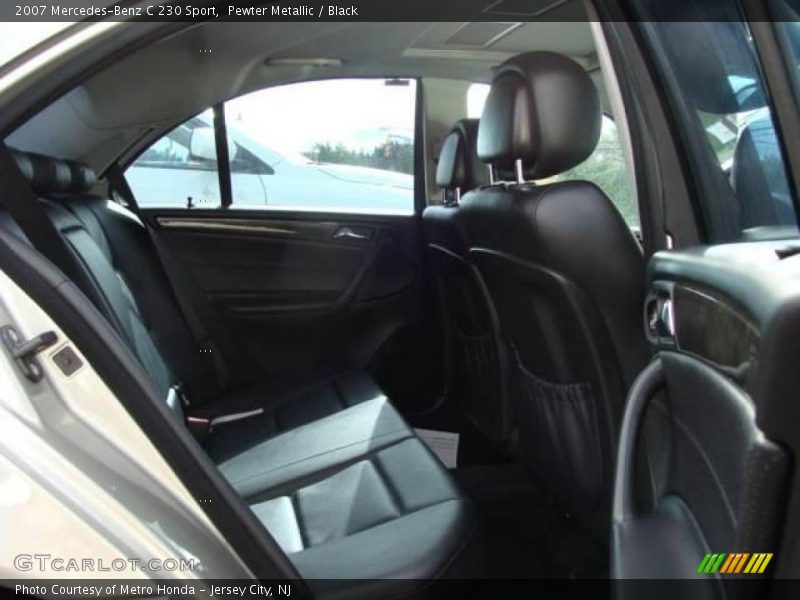 Pewter Metallic / Black 2007 Mercedes-Benz C 230 Sport