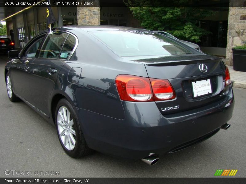 Flint Gray Mica / Black 2006 Lexus GS 300 AWD