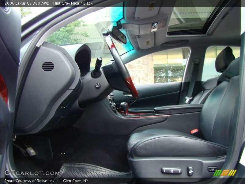 Flint Gray Mica / Black 2006 Lexus GS 300 AWD