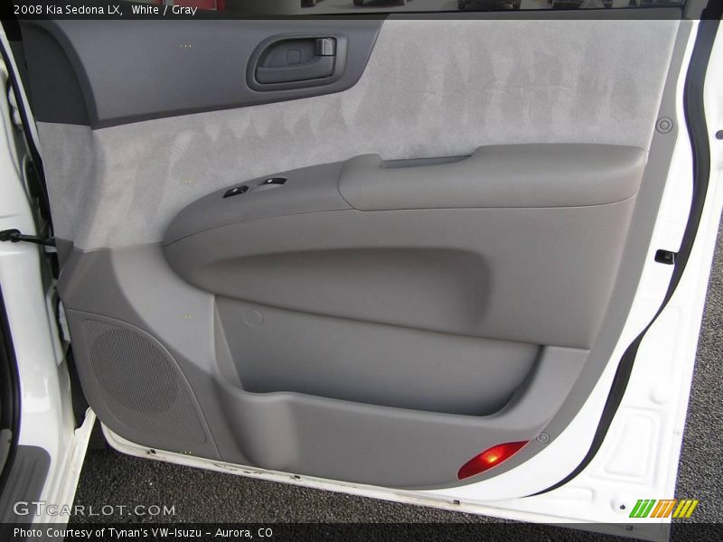 White / Gray 2008 Kia Sedona LX