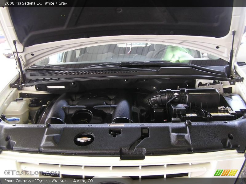 White / Gray 2008 Kia Sedona LX