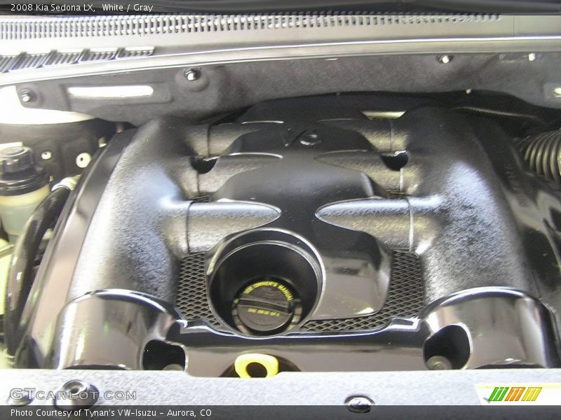White / Gray 2008 Kia Sedona LX