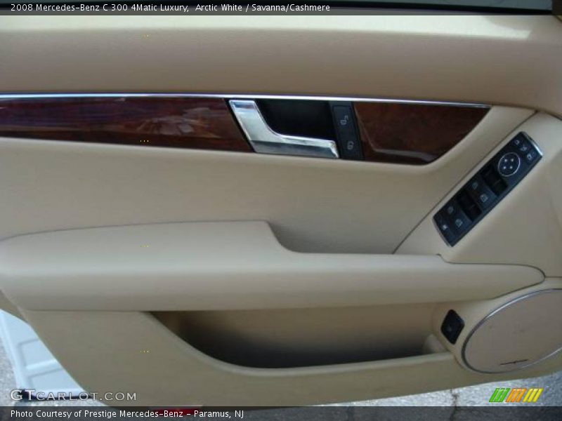 Arctic White / Savanna/Cashmere 2008 Mercedes-Benz C 300 4Matic Luxury