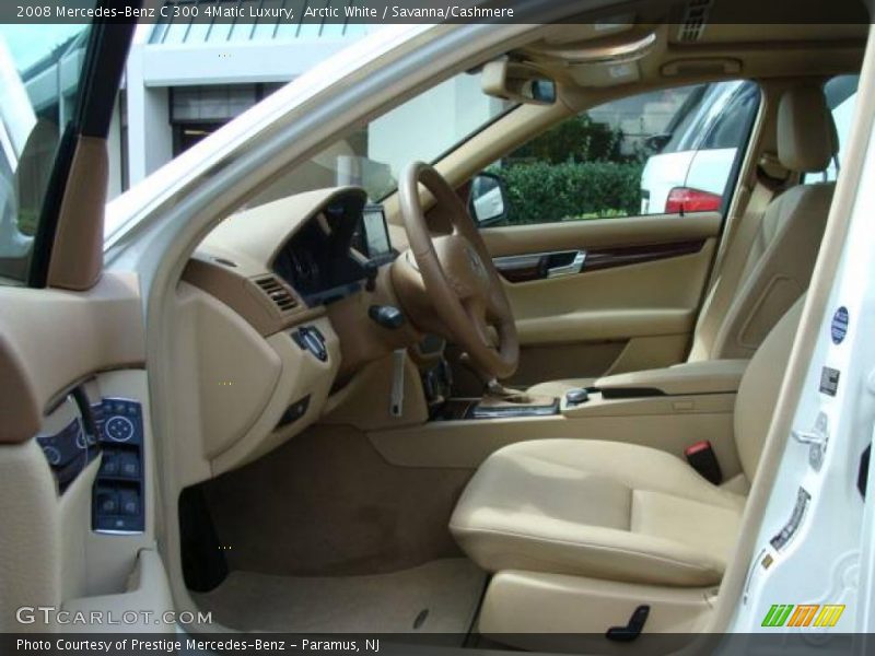 Arctic White / Savanna/Cashmere 2008 Mercedes-Benz C 300 4Matic Luxury