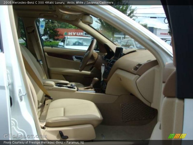 Arctic White / Savanna/Cashmere 2008 Mercedes-Benz C 300 4Matic Luxury