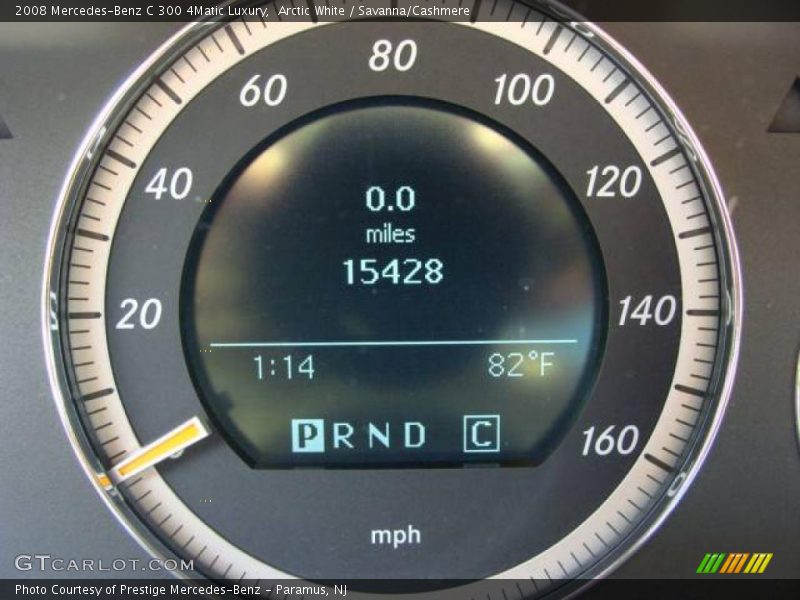 Arctic White / Savanna/Cashmere 2008 Mercedes-Benz C 300 4Matic Luxury