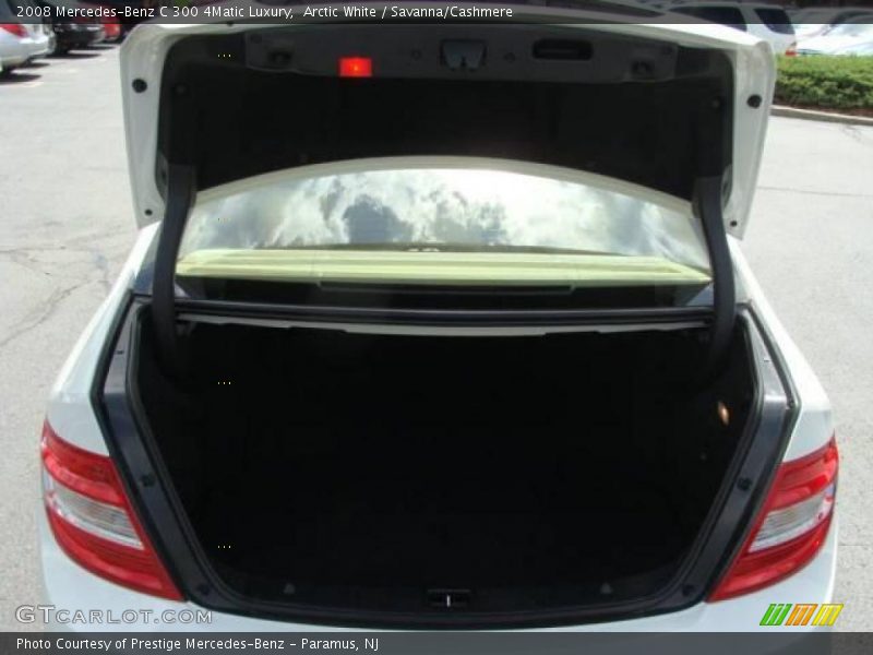 Arctic White / Savanna/Cashmere 2008 Mercedes-Benz C 300 4Matic Luxury