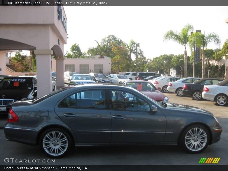 Flint Grey Metallic / Black 2008 Mercedes-Benz E 350 Sedan