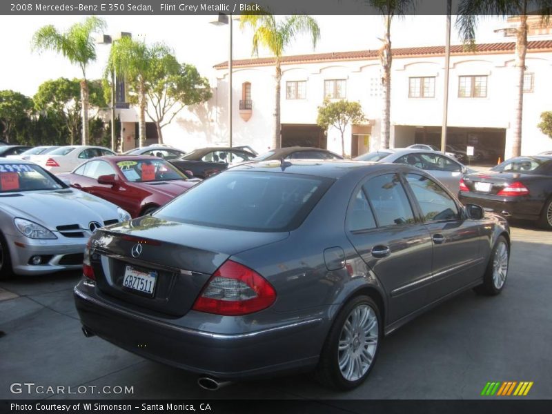 Flint Grey Metallic / Black 2008 Mercedes-Benz E 350 Sedan