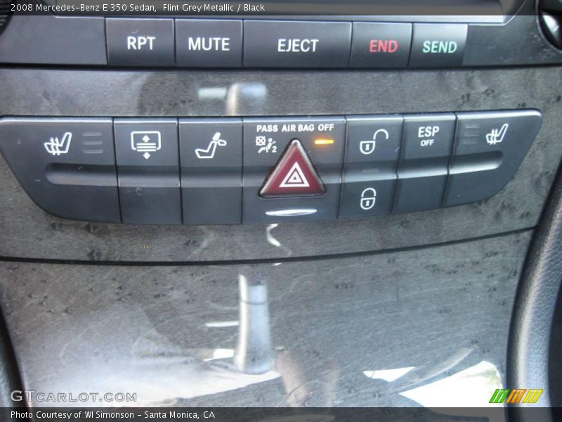 Flint Grey Metallic / Black 2008 Mercedes-Benz E 350 Sedan