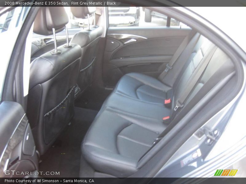 Flint Grey Metallic / Black 2008 Mercedes-Benz E 350 Sedan