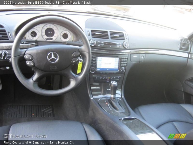 Flint Grey Metallic / Black 2008 Mercedes-Benz E 350 Sedan
