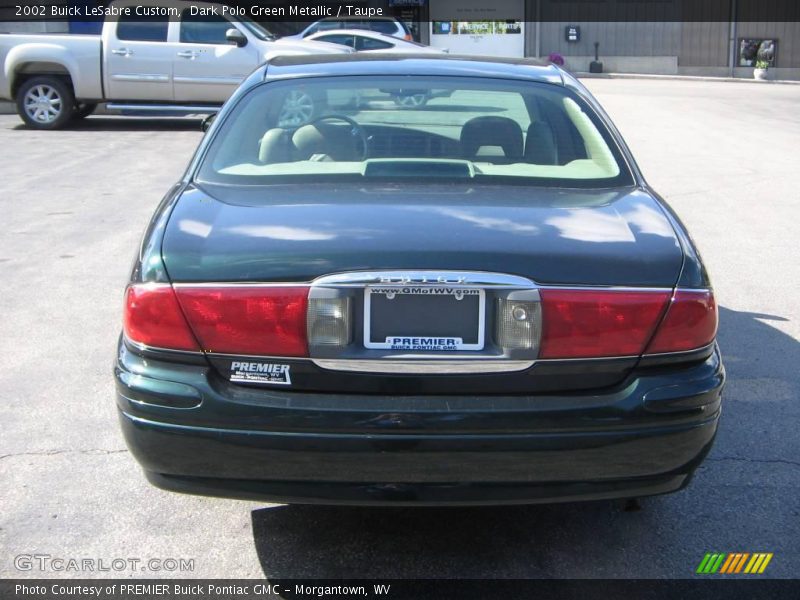 Dark Polo Green Metallic / Taupe 2002 Buick LeSabre Custom