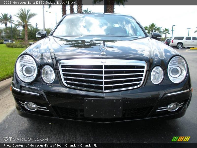 Black / Black 2008 Mercedes-Benz E 350 Sedan