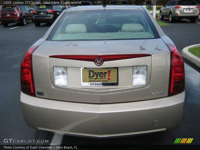 Sand Storm / Light Neutral 2005 Cadillac CTS Sedan