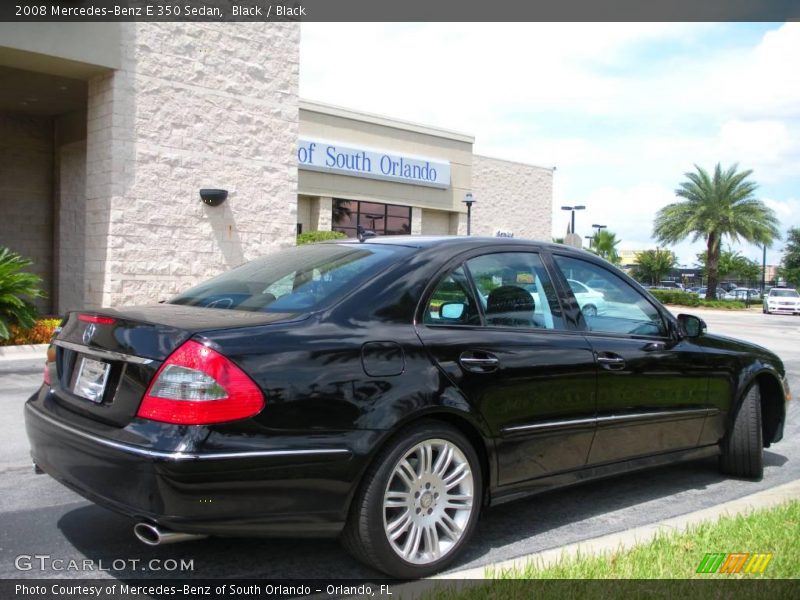 Black / Black 2008 Mercedes-Benz E 350 Sedan