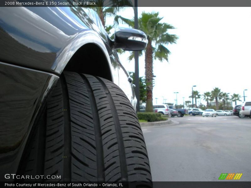 Black / Black 2008 Mercedes-Benz E 350 Sedan