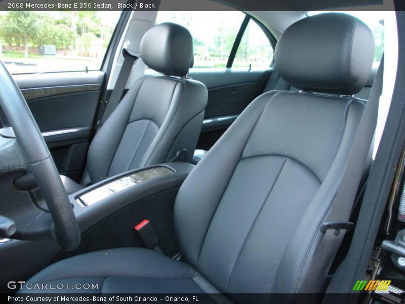Black / Black 2008 Mercedes-Benz E 350 Sedan