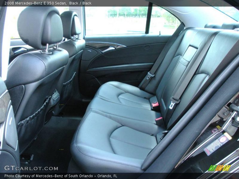 Black / Black 2008 Mercedes-Benz E 350 Sedan