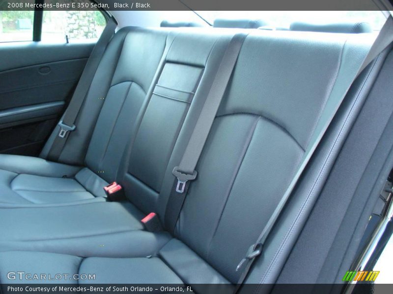 Black / Black 2008 Mercedes-Benz E 350 Sedan