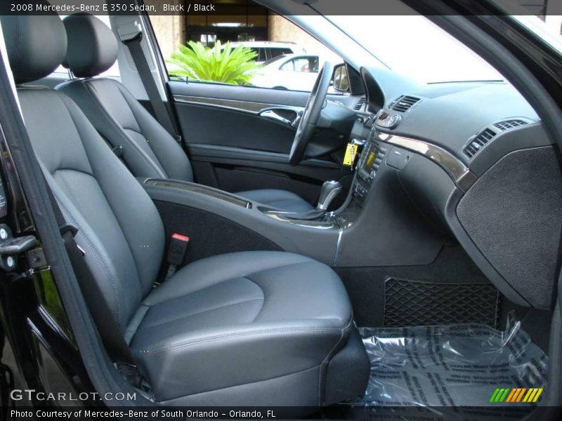 Black / Black 2008 Mercedes-Benz E 350 Sedan