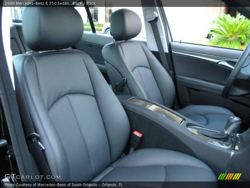 Black / Black 2008 Mercedes-Benz E 350 Sedan