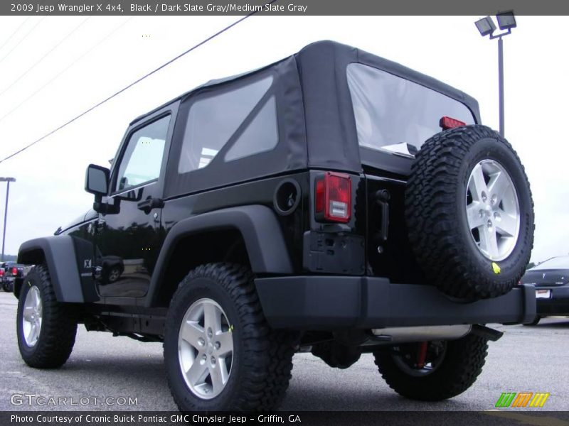 Black / Dark Slate Gray/Medium Slate Gray 2009 Jeep Wrangler X 4x4