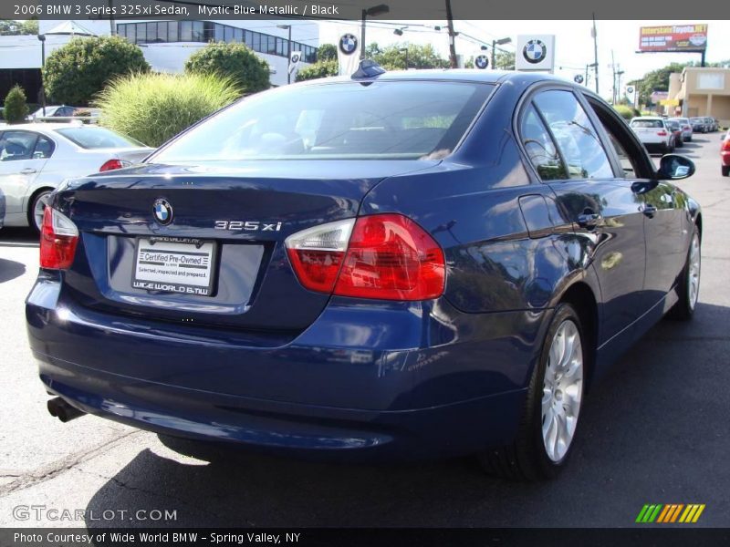 Mystic Blue Metallic / Black 2006 BMW 3 Series 325xi Sedan