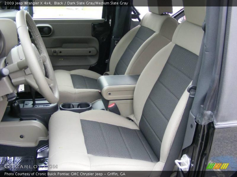 Black / Dark Slate Gray/Medium Slate Gray 2009 Jeep Wrangler X 4x4