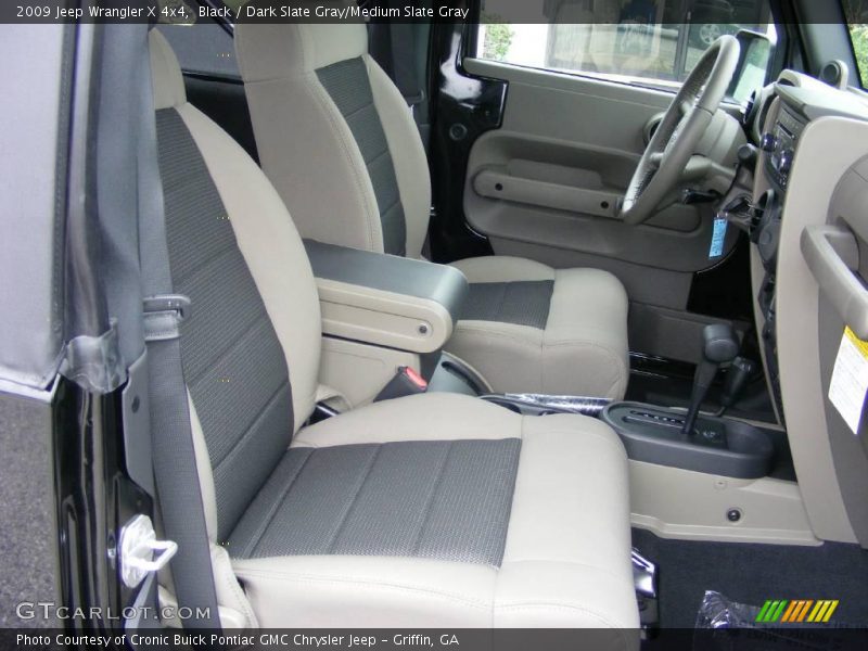 Black / Dark Slate Gray/Medium Slate Gray 2009 Jeep Wrangler X 4x4