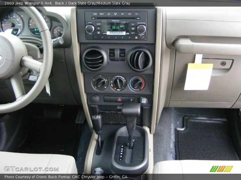 Black / Dark Slate Gray/Medium Slate Gray 2009 Jeep Wrangler X 4x4
