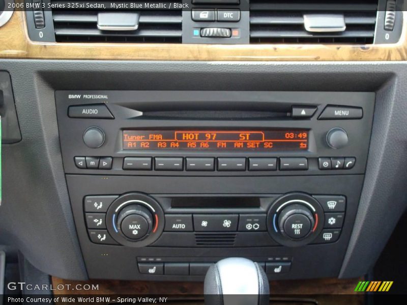 Mystic Blue Metallic / Black 2006 BMW 3 Series 325xi Sedan
