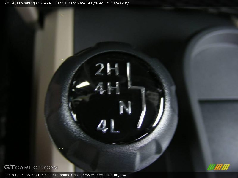 Black / Dark Slate Gray/Medium Slate Gray 2009 Jeep Wrangler X 4x4