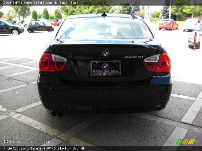 Jet Black / Black 2006 BMW 3 Series 325xi Sedan