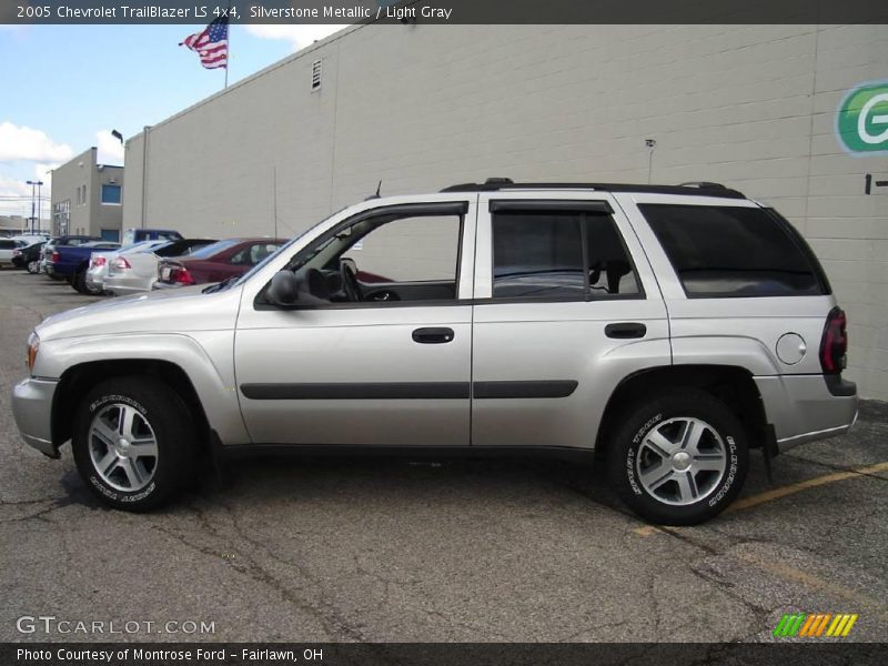 Silverstone Metallic / Light Gray 2005 Chevrolet TrailBlazer LS 4x4
