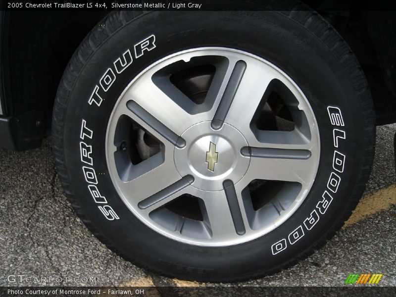 Silverstone Metallic / Light Gray 2005 Chevrolet TrailBlazer LS 4x4