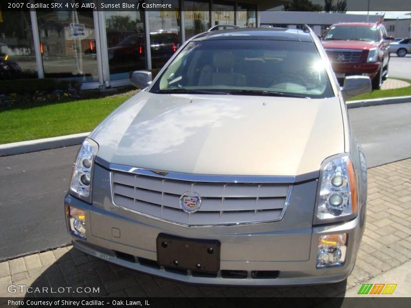 Sunset Blue / Cashmere 2007 Cadillac SRX 4 V6 AWD